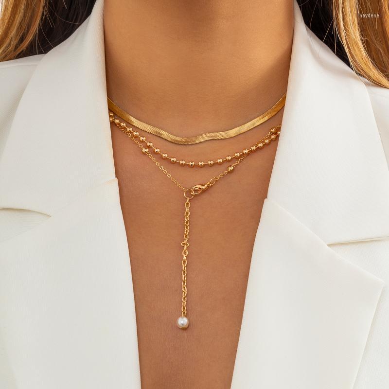 Choker Chokers Long Tassel Chain With Pearl Pendant Necklace For Women Trendy Short Snake On Neck 2022 Fashion Jewelry Girl GiftChokers
Choker Chokers Long Tassel Chain With Pearl Pendant Necklace For Women Trendy Short Snake On Neck 2022 Fashion Jewelry Girl GiftChokers