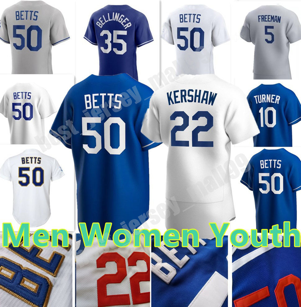 Custom 50 Mookie Betts 5 Freddie Freeman Baseball Jersey Clayton Kershaw Cody Bellinger Justin Trea Turner Julio Urias Trevor Bauer Muncy Vin Schlly Men Women Youth, Colour 9
Custom 50 Mookie Betts 5 Freddie Freeman Baseball Jersey Clayton Kershaw Cody Bellinger Justin Trea Turner Julio Urias Trevor Bauer Muncy Vin Schlly Men Women Youth, Colour 9
