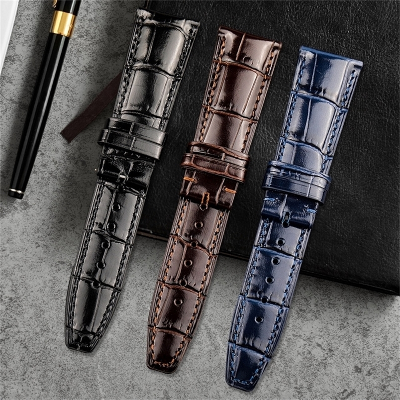 20mm 22mm Italian Cowhide Watch Strap Needle Folding Buckle Clasp Leather Watchband Suitable for IWC PORTUGIESER Series Watch 220819
20mm 22mm Italian Cowhide Watch Strap Needle Folding Buckle Clasp Leather Watchband Suitable for IWC PORTUGIESER Series Watch 220819