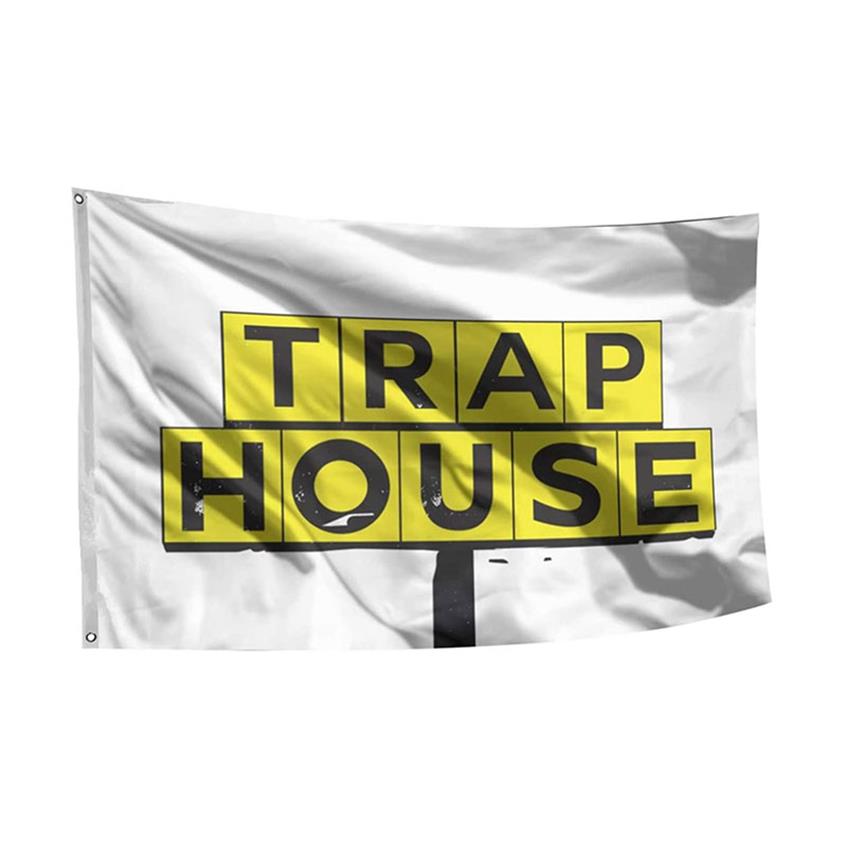 Trap House Flag Banner 3x5Ft College Dorm Room Man Cave Frat Wall Outdoor Flag 100D Polyester Banner Fast 206d
Trap House Flag Banner 3x5Ft College Dorm Room Man Cave Frat Wall Outdoor Flag 100D Polyester Banner Fast 206d