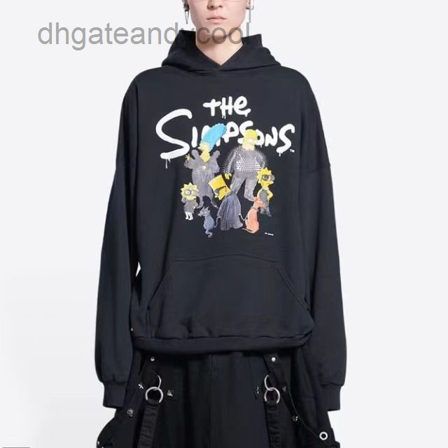 Men's Hoodies Bblencigas Trendy Designer High New Paris Simpson print loose versatile casual, Black (the highest version in the
Men's Hoodies Bblencigas Trendy Designer High New Paris Simpson print loose versatile casual, Black (the highest version in the