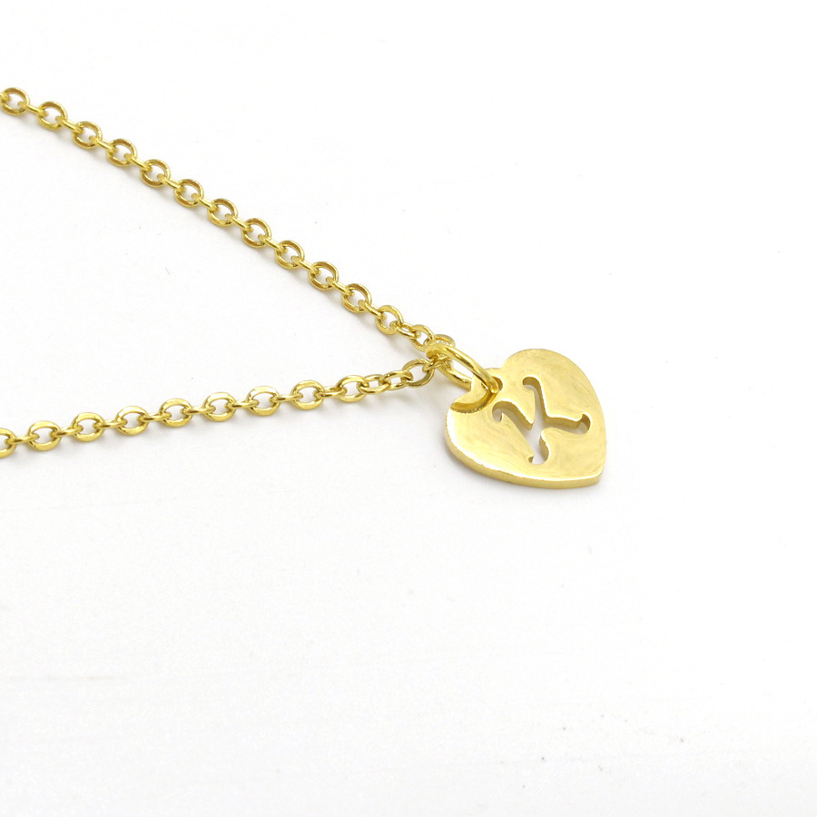 12mm Love Heart shaped Letter A z Pendant Necklaces Stainless Steel English Wome
12mm Love Heart shaped Letter A z Pendant Necklaces Stainless Steel English Wome
