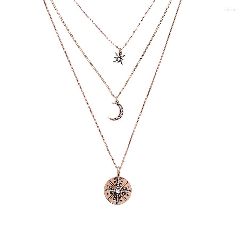 Choker Chokers Trendy Multi-layer Chain Vintage Moon Pendant Necklace Jewelry For Women Fashion Neck Accessories WholesaleChokers
Choker Chokers Trendy Multi-layer Chain Vintage Moon Pendant Necklace Jewelry For Women Fashion Neck Accessories WholesaleChokers