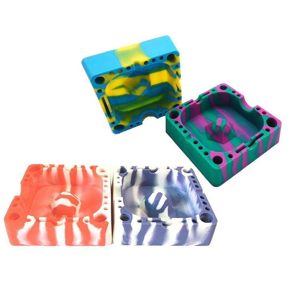 Square Silicone Ashtray Unbreakable Cigarette Tray Dab Station Heat Resistant Smokeless Ashtray For Cigar Holder288b
Square Silicone Ashtray Unbreakable Cigarette Tray Dab Station Heat Resistant Smokeless Ashtray For Cigar Holder288b