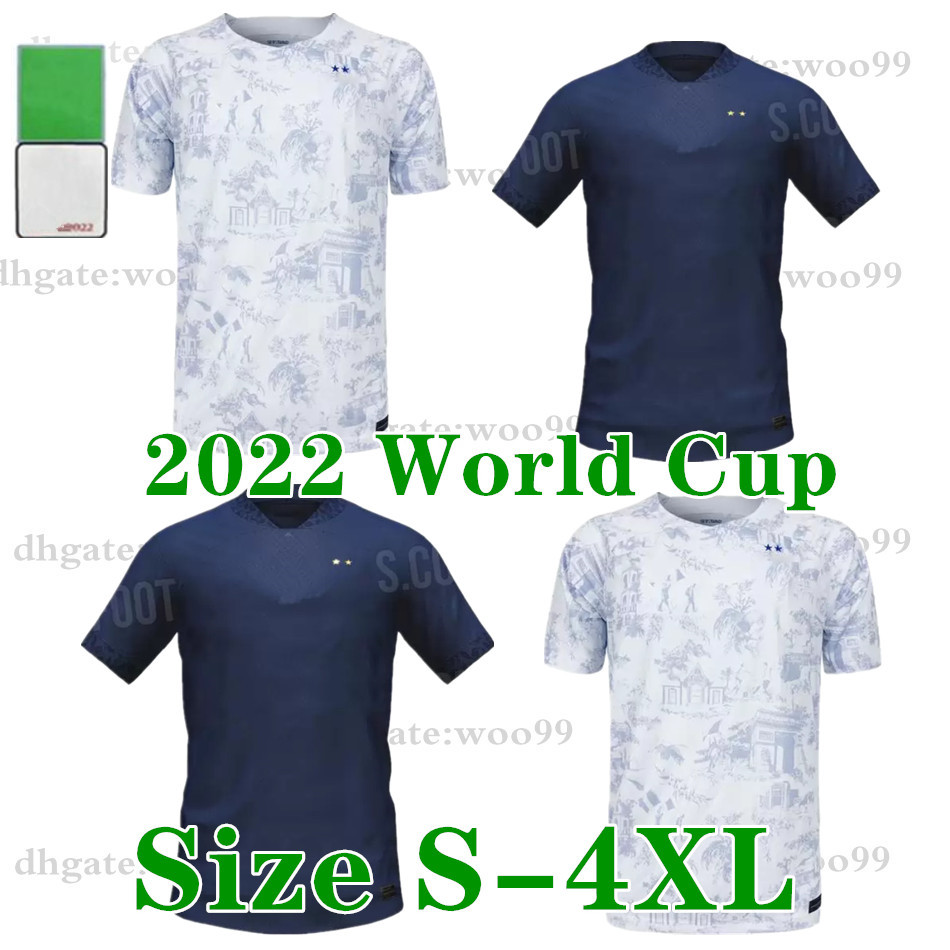 MBAPPE BENZEMA French Soccer jerseys 2022 GRIEZMANN POGBA GIROUD KANTE home away 22 23 Francia fans Football shirts men Size -4XL
MBAPPE BENZEMA French Soccer jerseys 2022 GRIEZMANN POGBA GIROUD KANTE home away 22 23 Francia fans Football shirts men Size -4XL