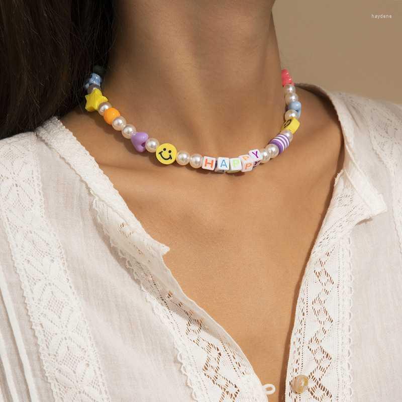 Choker Chokers Minar Boho Rainbow Beaded Chain Necklace For Women Colorful Smile Letter Beads Strand Ethnic Jewelry WholesaleChokers
Choker Chokers Minar Boho Rainbow Beaded Chain Necklace For Women Colorful Smile Letter Beads Strand Ethnic Jewelry WholesaleChokers