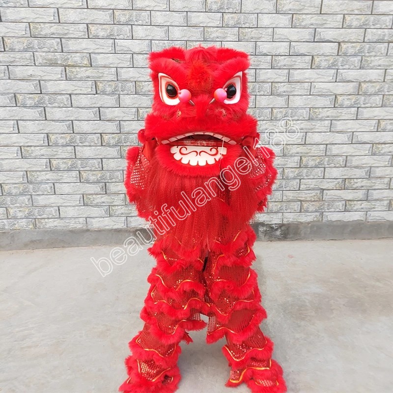 Halloween Lion Dance Mascot Costume Top quality Cartoon Plush Anime theme character Christmas Carnival Adults Birthday Party Fancy Outfit