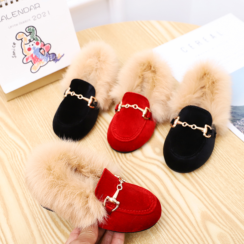 Real Hair Loafers With Buckle Moccasin Winter Kids Fur Velvet Shoes Baby Girls Princess Children Warm Brand Casual Shoe 220822, Red
Real Hair Loafers With Buckle Moccasin Winter Kids Fur Velvet Shoes Baby Girls Princess Children Warm Brand Casual Shoe 220822, Red