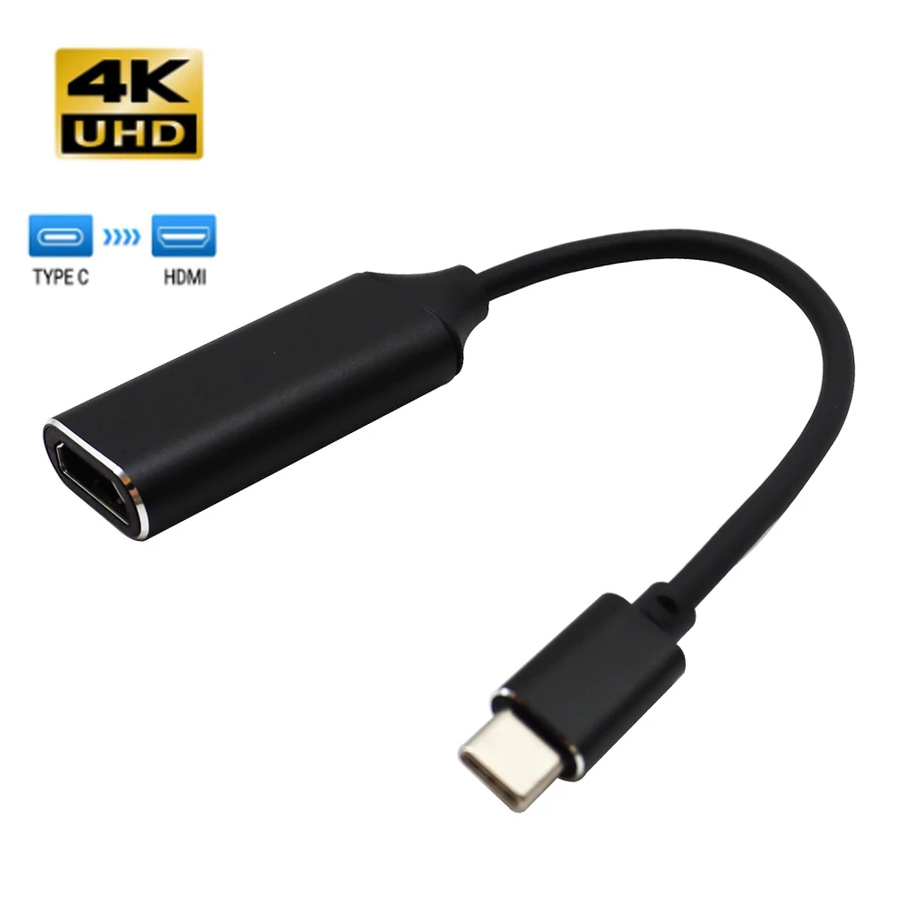USB C to HDMI-compatible Cable Type-C HD-MI HD TV Adapter USB 3.1 4K Converter for PC Laptop MacBook Huawei Mate 30
USB C to HDMI-compatible Cable Type-C HD-MI HD TV Adapter USB 3.1 4K Converter for PC Laptop MacBook Huawei Mate 30