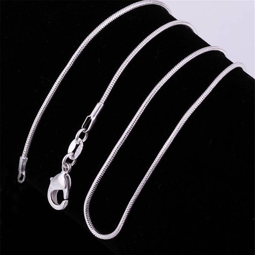 1MM 925 sterling silver smooth snake chains women Necklaces Jewelry chain 16 18 20 22 24 26 28 30 32 inches302e
1MM 925 sterling silver smooth snake chains women Necklaces Jewelry chain 16 18 20 22 24 26 28 30 32 inches302e