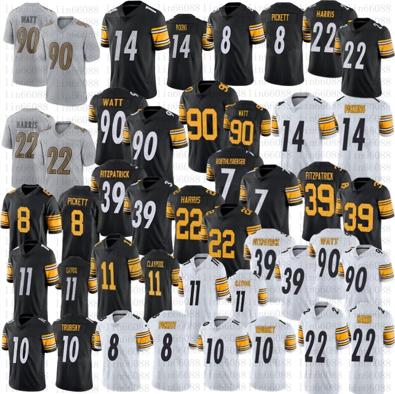 George Pickens Kenny Pickett football jersey Men Najee Harris Mitchell Trubisky TJ Watt Minkah Fitzpatrick Claypool Roethlisberger Heyward Jerseys Gray, Color rush
George Pickens Kenny Pickett football jersey Men Najee Harris Mitchell Trubisky TJ Watt Minkah Fitzpatrick Claypool Roethlisberger Heyward Jerseys Gray, Color rush