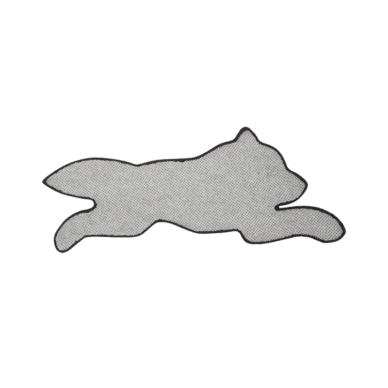 Home Furnishings Artistic Carpet BBC Running Dog Shape Rug Hypebeast Collection Parlor Bedroom Playroom Handtufted Trending Floor Mat Supplier