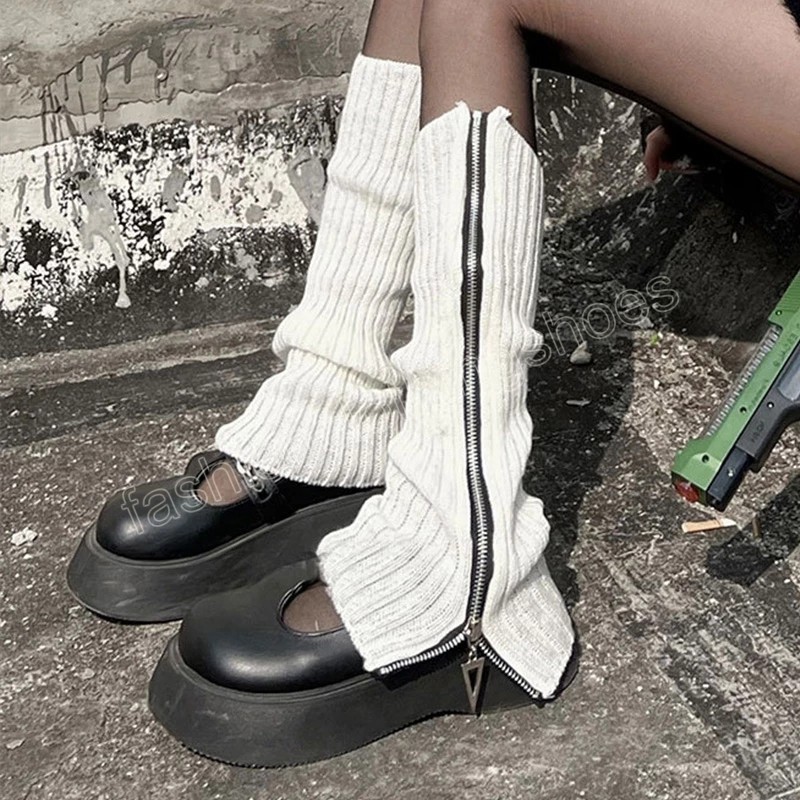 Women's Zipper Leg Warm Long Socks Knitted Warm Foot Cover Ankle Warmer Knee High Sock Autumn Winter
Women's Zipper Leg Warm Long Socks Knitted Warm Foot Cover Ankle Warmer Knee High Sock Autumn Winter