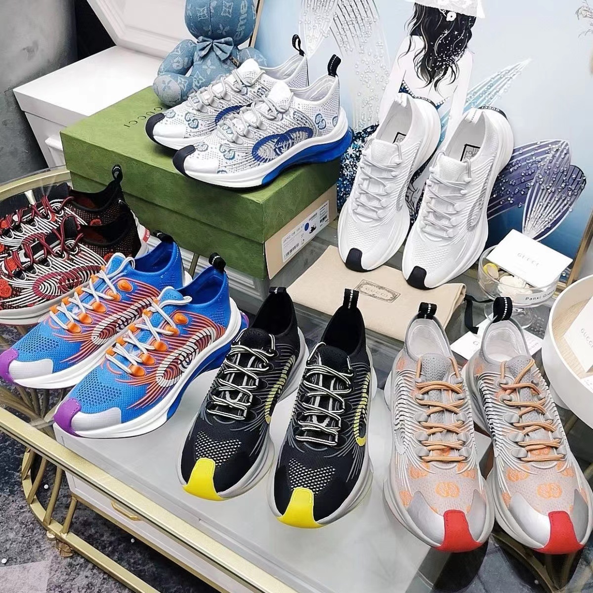 New G RUN Casual Shoes Jersey Sneakers Multicolor Men Floral Sneaker Casual Heightening Couples Luxury Ladies Flat Lightweight Running
New G RUN Casual Shoes Jersey Sneakers Multicolor Men Floral Sneaker Casual Heightening Couples Luxury Ladies Flat Lightweight Running