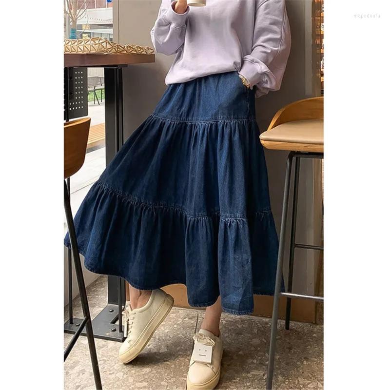 Skirts Women Plus Size 5xl Denim Skirt Maxi Long Jeans Girls Pleated Korean Fashion Clothing Harajuku Mujer Faldas Blue Vintage
Skirts Women Plus Size 5xl Denim Skirt Maxi Long Jeans Girls Pleated Korean Fashion Clothing Harajuku Mujer Faldas Blue Vintage