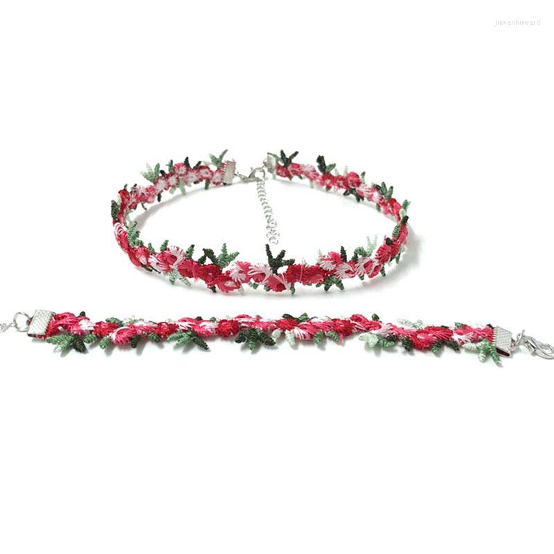 Chokers Sweet Garden Flowers Lace Necklace Choker For Women Girls Good Quality Embroidery Fashion Romantic Design AccessoryChokers
Chokers Sweet Garden Flowers Lace Necklace Choker For Women Girls Good Quality Embroidery Fashion Romantic Design AccessoryChokers