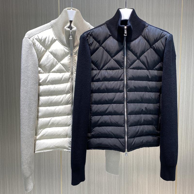 Luxury designer down jackets 2022 autumn new stand collar wool knitted stitching down jacket men's casual zipper short coats, Customize
Luxury designer down jackets 2022 autumn new stand collar wool knitted stitching down jacket men's casual zipper short coats, Customize