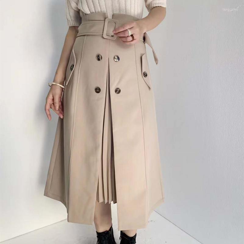 Skirts High Waist Brown Bandage Asymmetrical Pleated Temperament Half-body Skirt Women Fashion Tide Spring Autumn 2022 OL Work Wear, Black skirt
Skirts High Waist Brown Bandage Asymmetrical Pleated Temperament Half-body Skirt Women Fashion Tide Spring Autumn 2022 OL Work Wear, Black skirt
