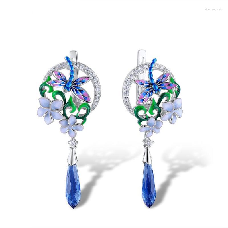 Dangle Earrings & Chandelier Elegant Enamel Dragonfly Flower Design Drops Exquisite Party JewelryDangle
Dangle Earrings & Chandelier Elegant Enamel Dragonfly Flower Design Drops Exquisite Party JewelryDangle