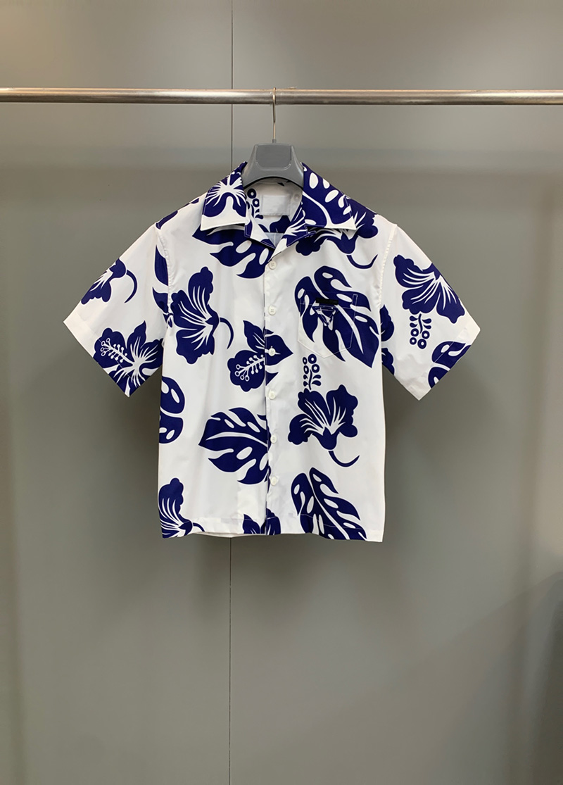 New men' printed casual shirt designer style short sleeve shirt comfortable and versatile, White
New men' printed casual shirt designer style short sleeve shirt comfortable and versatile, White