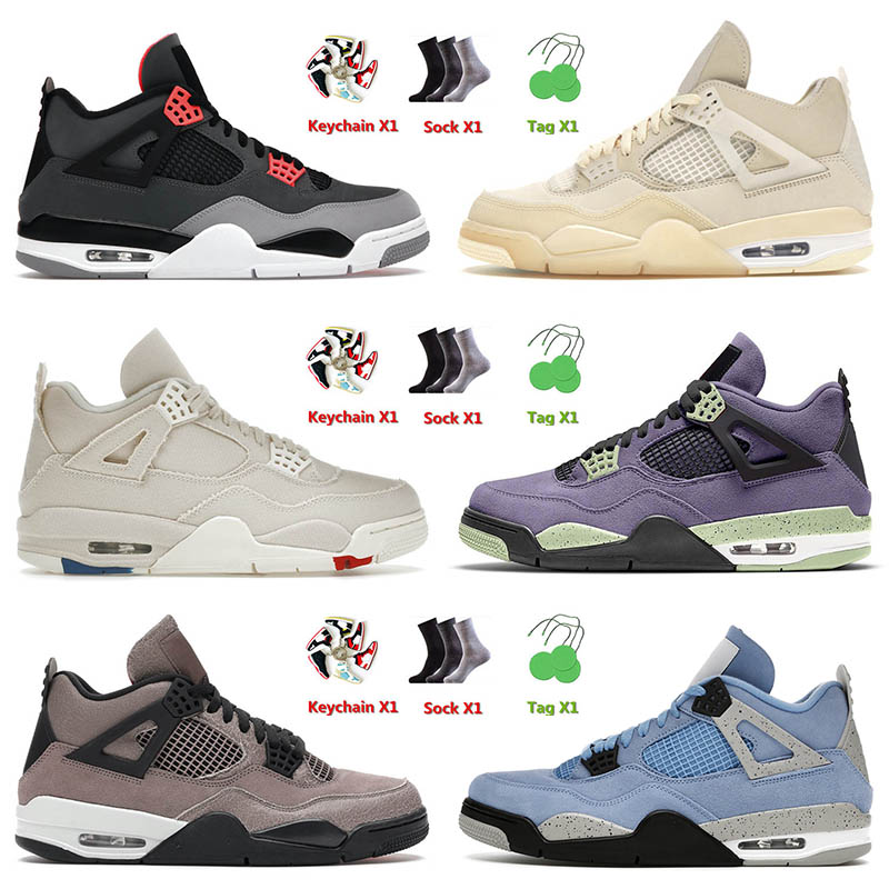 Top Fashion Mens Basketball Shoes 4 4s IV Jumpman Offs Sail University Blue Taupe Haze Craft Messy Room Midnight Navy Infrared Trainers Sports Shoe, B18 military black 40-47
Top Fashion Mens Basketball Shoes 4 4s IV Jumpman Offs Sail University Blue Taupe Haze Craft Messy Room Midnight Navy Infrared Trainers Sports Shoe, B18 military black 40-47