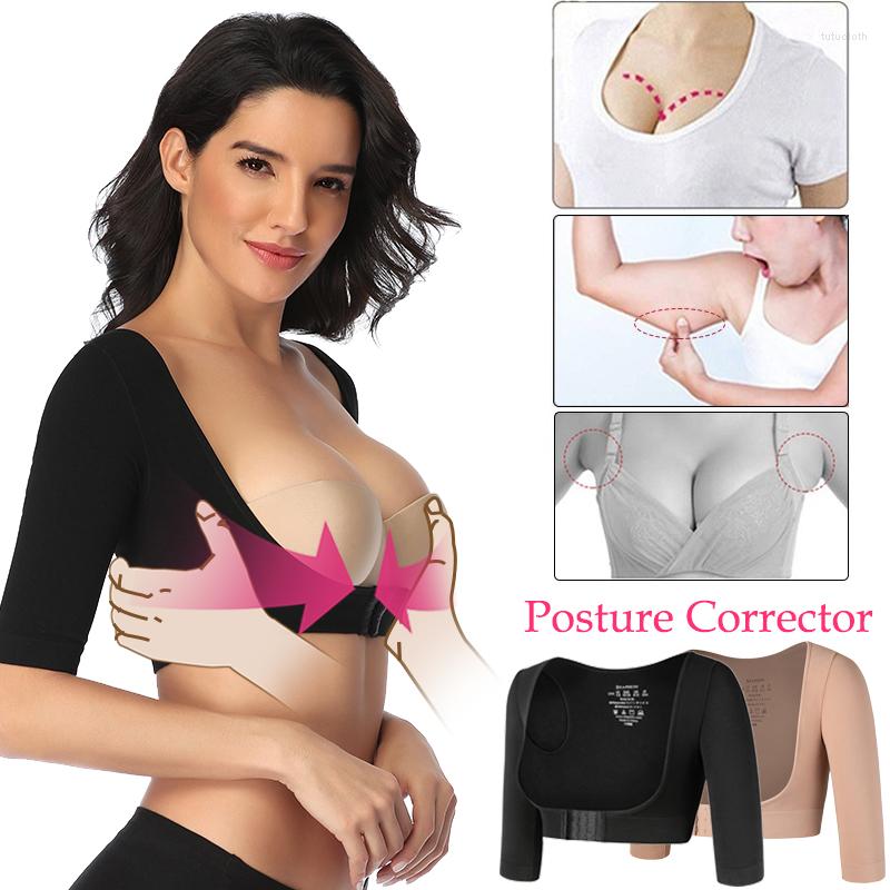 Women' Shapers Women Seamless Slimming Upper Arm Shaper Compression Vest With Posture Corrector Sleeves Chest Support Shapewear CorrectWome, Nude
Women' Shapers Women Seamless Slimming Upper Arm Shaper Compression Vest With Posture Corrector Sleeves Chest Support Shapewear CorrectWome, Nude