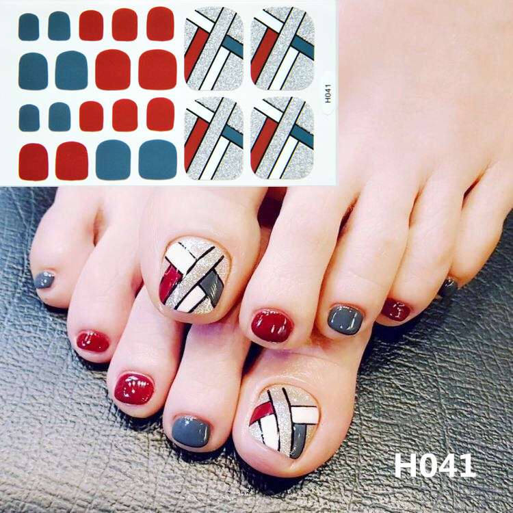 NAS004 14PCS Adhesive Toe Nail Sticker Glitter Summer Style Tips Full Cover FOOT Nail Art Supplies Foot Decal for Women Girls, Random or leave note you need
NAS004 14PCS Adhesive Toe Nail Sticker Glitter Summer Style Tips Full Cover FOOT Nail Art Supplies Foot Decal for Women Girls, Random or leave note you need