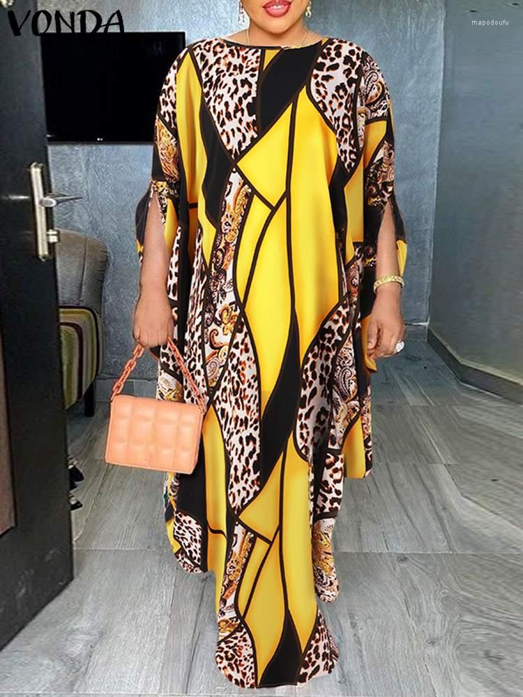 Casual Dresses Women Printed Summer Dress 2022 VONDA Bohemian 3/4 Sleeve Vintage Holiday Maxi Elegant Party Sundress Femme 4#, Green
Casual Dresses Women Printed Summer Dress 2022 VONDA Bohemian 3/4 Sleeve Vintage Holiday Maxi Elegant Party Sundress Femme 4#, Green
