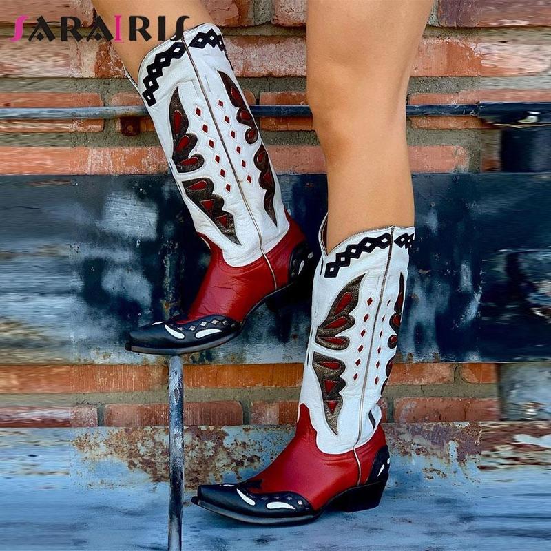 Boots SaraIris INS Ladies Western Slip On Chunky Heel Platform Cowgirl Cowboy Qiality Luxury Vintage Winter Shoes 220826, Beige
Boots SaraIris INS Ladies Western Slip On Chunky Heel Platform Cowgirl Cowboy Qiality Luxury Vintage Winter Shoes 220826, Beige