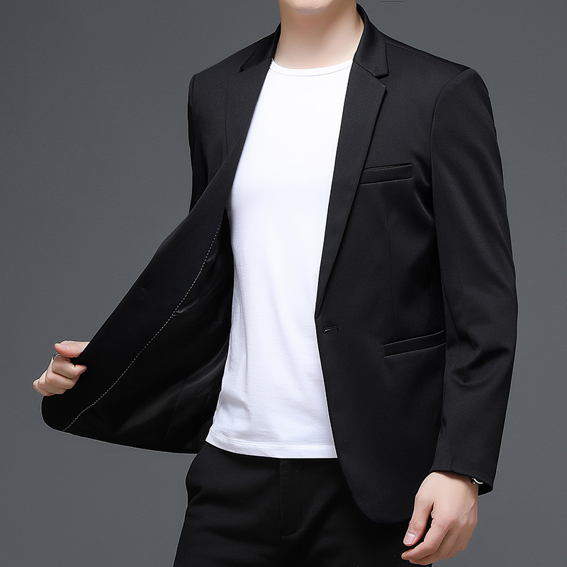 Men's Suits Blazers Classic Solid Color Blazer Suit Men Korean Version Suit Jacket Casual Slim Fit Jaqueta Masculina Men Clothing J693 220826