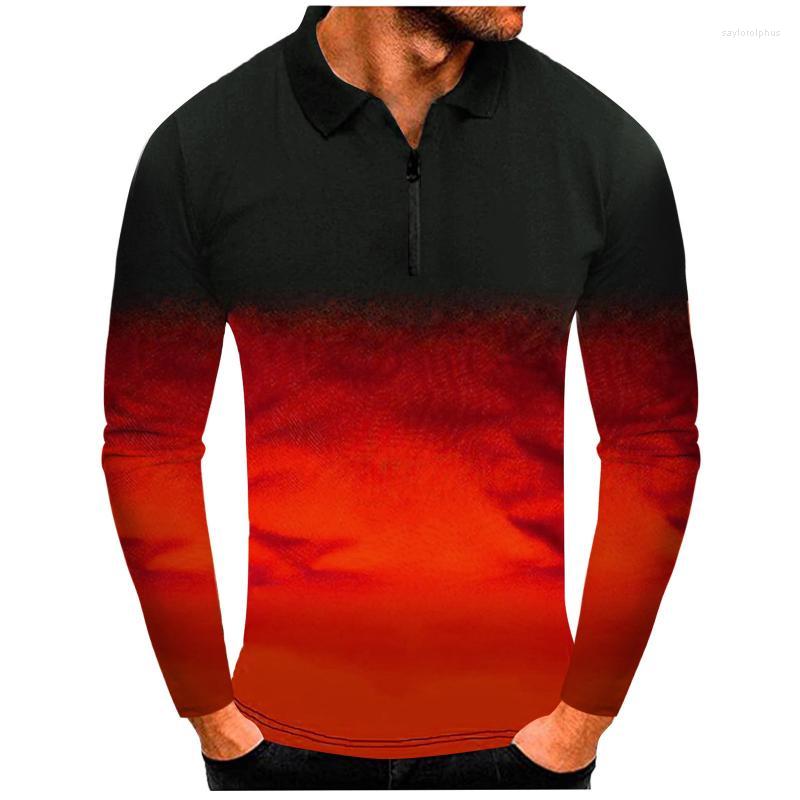 Men's Polos Simple L Mens Spring And Autumn Fashion Casual Sports Gradient Lapel Long Sleeve Shirt Top, Blue
Men's Polos Simple L Mens Spring And Autumn Fashion Casual Sports Gradient Lapel Long Sleeve Shirt Top, Blue