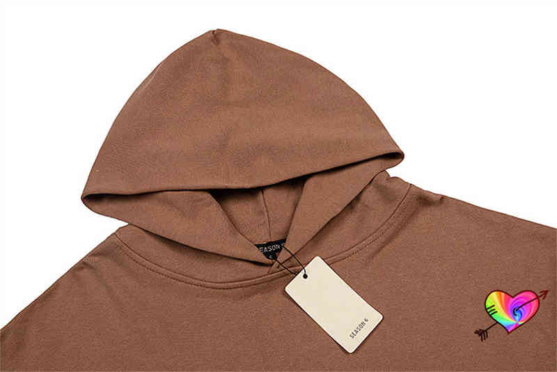 Men's Hoodies Sweatshirts 2 Fabrics Season 6 Hoodie Men Women 1 1 High Quality Solid Terry Hoodie Plus Velvet Fleece Hooded Ye Sweatshirts T22082