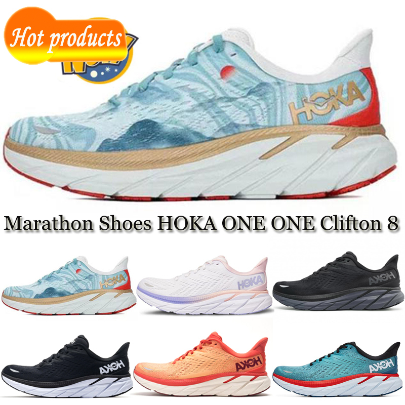 2023 Sandals Outdoor Fashion Women Men Running Shoe HOKA ONE Clifton 8 Real Teal Fiesta Black White Marathon training Sneakers casual shoe Shock, Real teal 36-45
2023 Sandals Outdoor Fashion Women Men Running Shoe HOKA ONE Clifton 8 Real Teal Fiesta Black White Marathon training Sneakers casual shoe Shock, Real teal 36-45