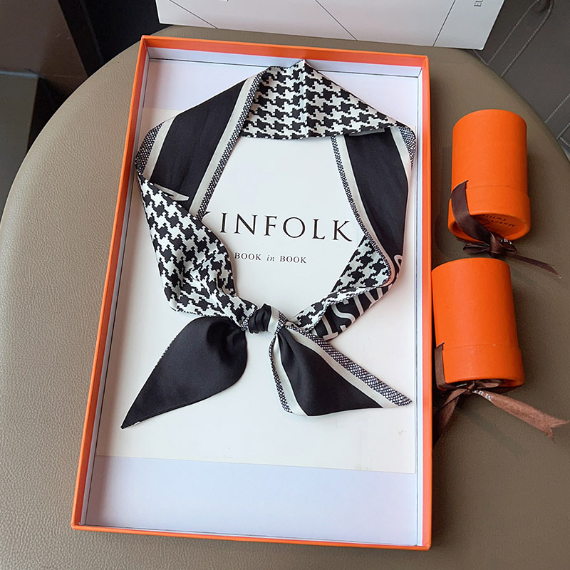 Ds Classic Houndstooth Small Scarf Internet Celebrity Hair Band Artificial Silk Printed Ribbon Narrow Strip Tied Bag Handle Ribbon
Ds Classic Houndstooth Small Scarf Internet Celebrity Hair Band Artificial Silk Printed Ribbon Narrow Strip Tied Bag Handle Ribbon