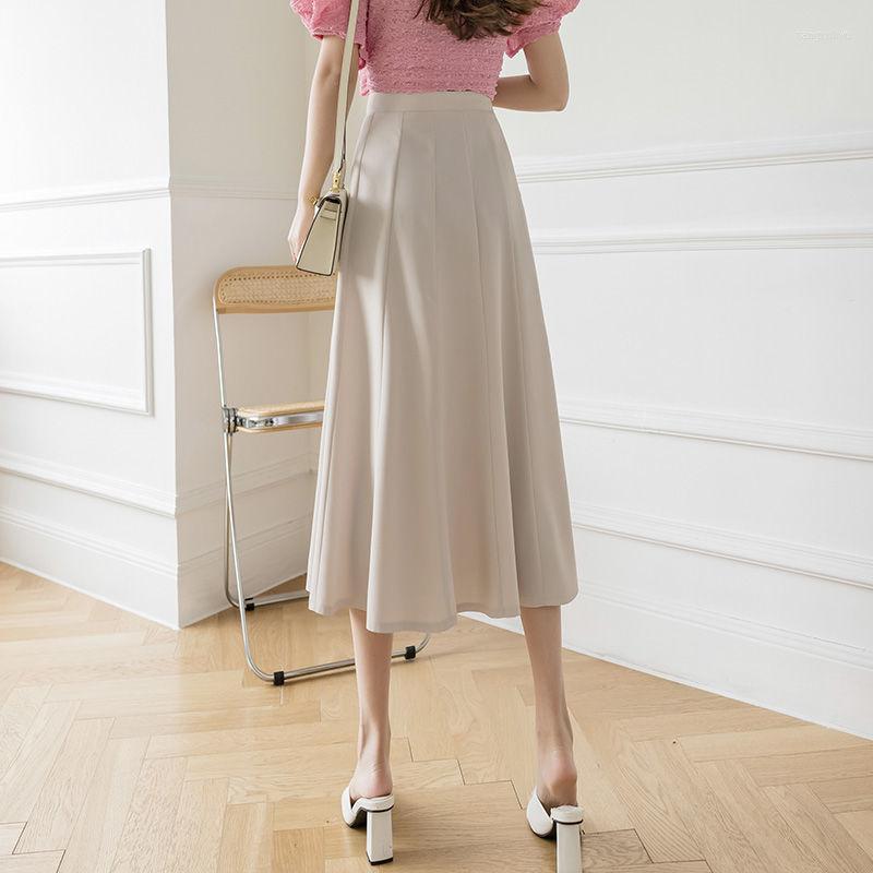 Skirts 2022 Women Spring Summer Elegant Long Lady Elastic High Waist Solid Chiffon A-Line Skirt Female Casual Pleated Faldas L08, Black
Skirts 2022 Women Spring Summer Elegant Long Lady Elastic High Waist Solid Chiffon A-Line Skirt Female Casual Pleated Faldas L08, Black