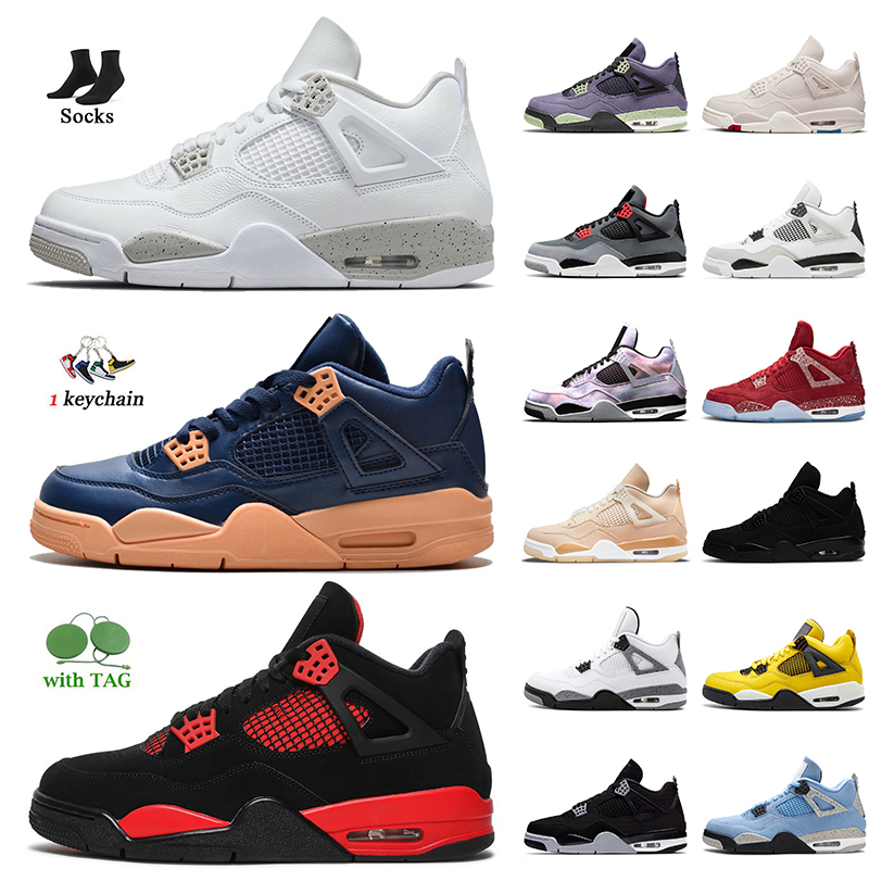 OG Basketball Shoes For Women Mens Jumpman 4 4s Columbia II Red Thunder White Oreo Canyon Purple Military Black Cat Canvas Sail Cactus jack, D13 uv reactive 36-47
OG Basketball Shoes For Women Mens Jumpman 4 4s Columbia II Red Thunder White Oreo Canyon Purple Military Black Cat Canvas Sail Cactus jack, D13 uv reactive 36-47