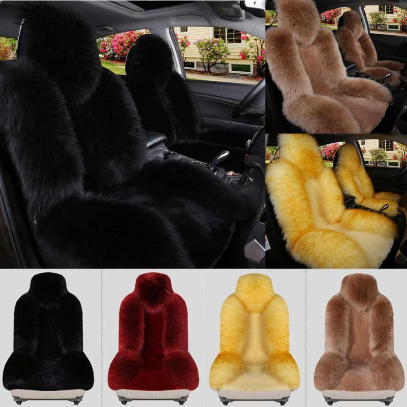 Car Seat Covers 1Pcs Sheepskin Wool Cashmere Front Cover Cushion Mat Long Multi-Color Winter Universal Size For 5
Car Seat Covers 1Pcs Sheepskin Wool Cashmere Front Cover Cushion Mat Long Multi-Color Winter Universal Size For 5