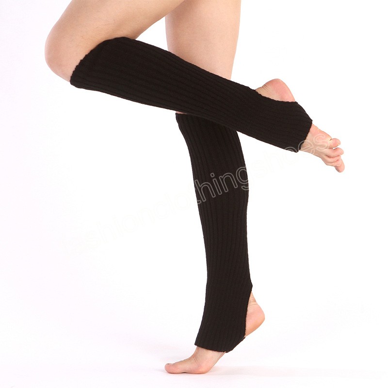 Fashion Woman Socks Fitness Dancing Female Wear Exercising Long Section Knitting Sports Walking Socks Leg Warmers