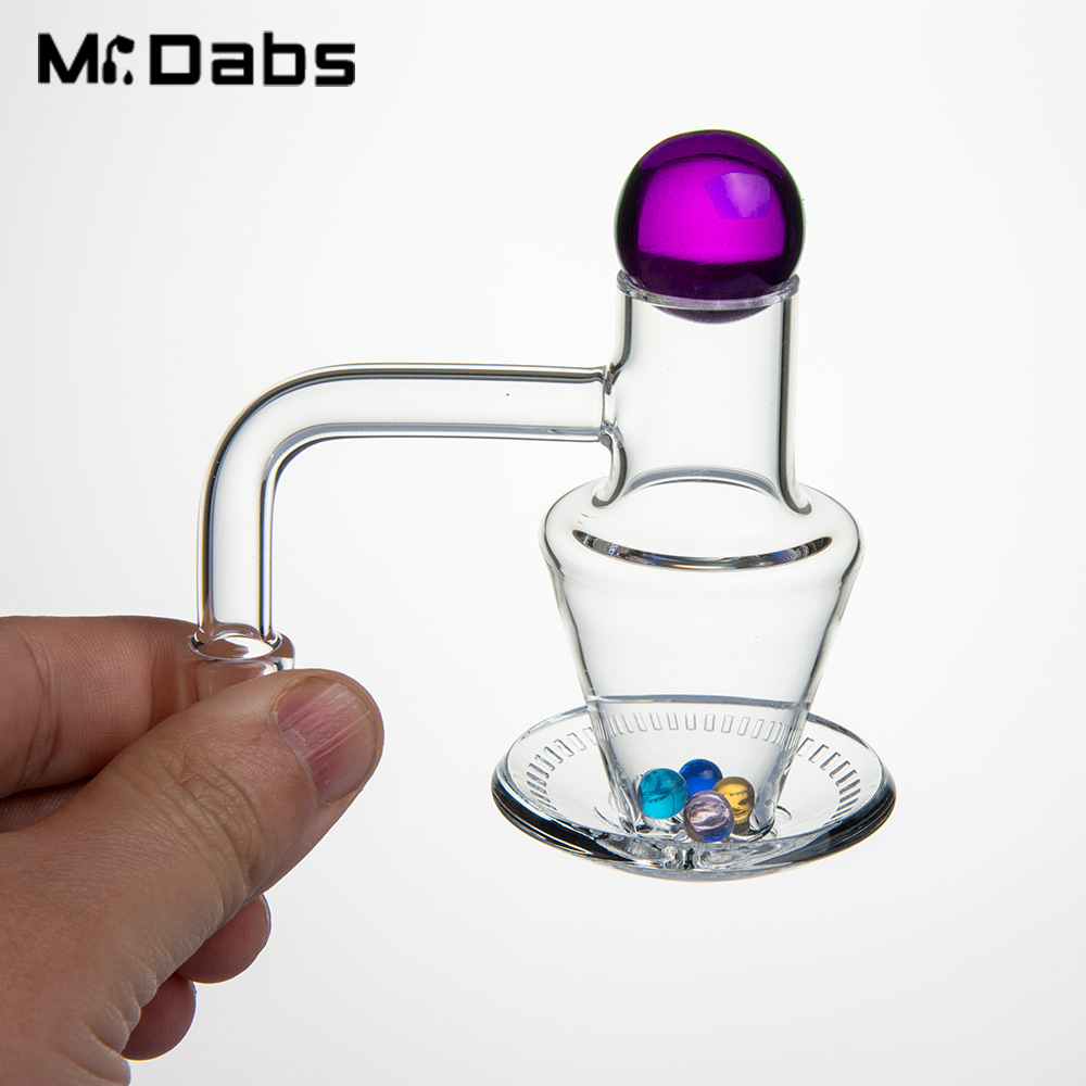 20mm Spinning Banger Set Smoking Accessories with 5 Terp Pearls and 1 Glass Carb Cap 19/14/10mm Male/female Joint for Bong Water Pipe Dab Rig Random Color
20mm Spinning Banger Set Smoking Accessories with 5 Terp Pearls and 1 Glass Carb Cap 19/14/10mm Male/female Joint for Bong Water Pipe Dab Rig Random Color