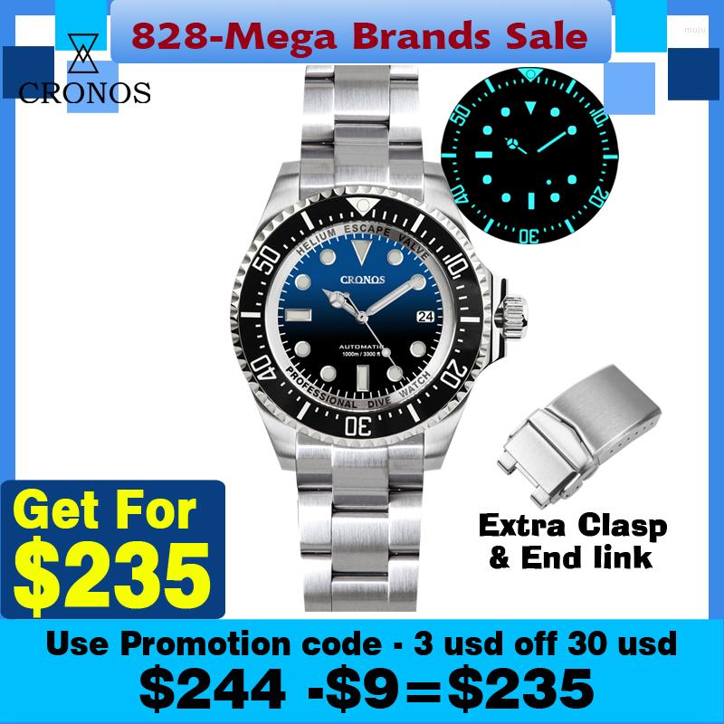 Wristwatches Cronos Automatic Diving Watch Stainless Steel 1000 Meters Water Resistance Professional DiverWristwatches WristwatchesWristwatc, Green
Wristwatches Cronos Automatic Diving Watch Stainless Steel 1000 Meters Water Resistance Professional DiverWristwatches WristwatchesWristwatc, Green
