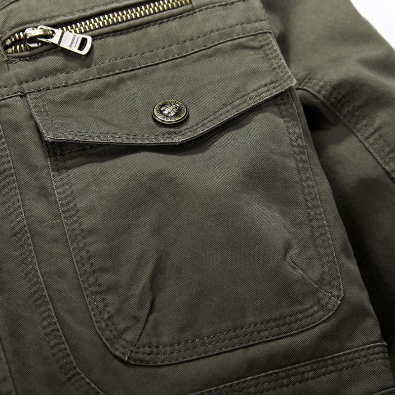 Men's Jackets Plus Size 7XL 8XL Military Jacket Men Spring Autumn Cotton Outdoor Multi-pocket Mens Jackets Casual Coat Male Chaqueta Hombre 22082