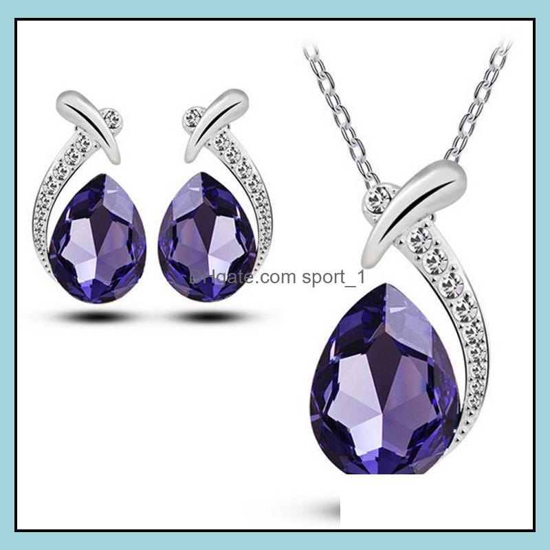 Earrings Necklace Bridesmaid Jewelry Set For Australian Crystal Jewellery Sier Necklaces Pendants Party Sets Drop Delivery 2021 Sport1 Dhoo4, Blue;red;purple;white
Earrings Necklace Bridesmaid Jewelry Set For Australian Crystal Jewellery Sier Necklaces Pendants Party Sets Drop Delivery 2021 Sport1 Dhoo4, Blue;red;purple;white