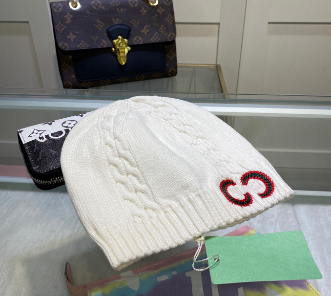 New Embroidery Knitted Hat Autumn and Winter Thickening Curling Beanie Hat Thermal and Windproof Headgear All-Matching Woolen Hat, As pic
New Embroidery Knitted Hat Autumn and Winter Thickening Curling Beanie Hat Thermal and Windproof Headgear All-Matching Woolen Hat, As pic