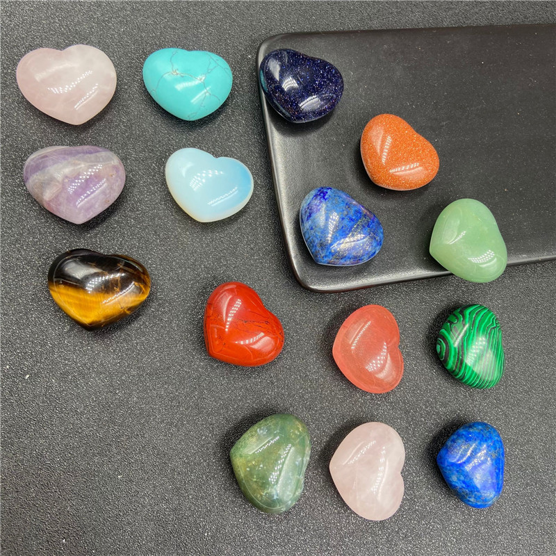 32mm Natural Stone Crystal Heart Statue Carving Ornamen Figurines Reiki Healing Collection Jewelry Quartz Home Decor
32mm Natural Stone Crystal Heart Statue Carving Ornamen Figurines Reiki Healing Collection Jewelry Quartz Home Decor