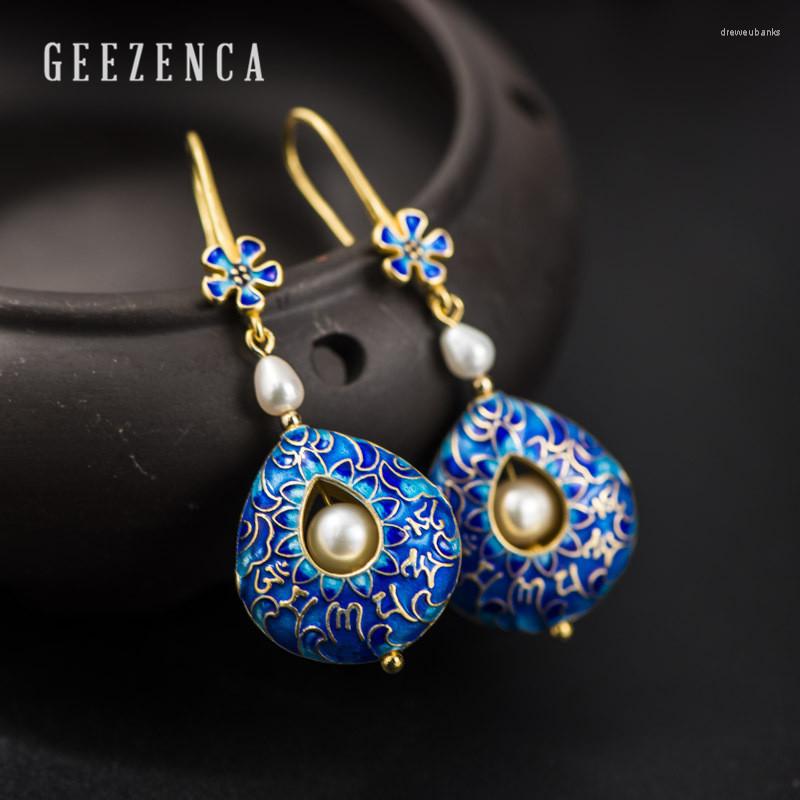 Dangle Earrings & Chandelier Sterling Silver Natural Freshwater Pearl Enamel For Women Buddhist Scriptures Cloisonne Drop GiftDangle
Dangle Earrings & Chandelier Sterling Silver Natural Freshwater Pearl Enamel For Women Buddhist Scriptures Cloisonne Drop GiftDangle