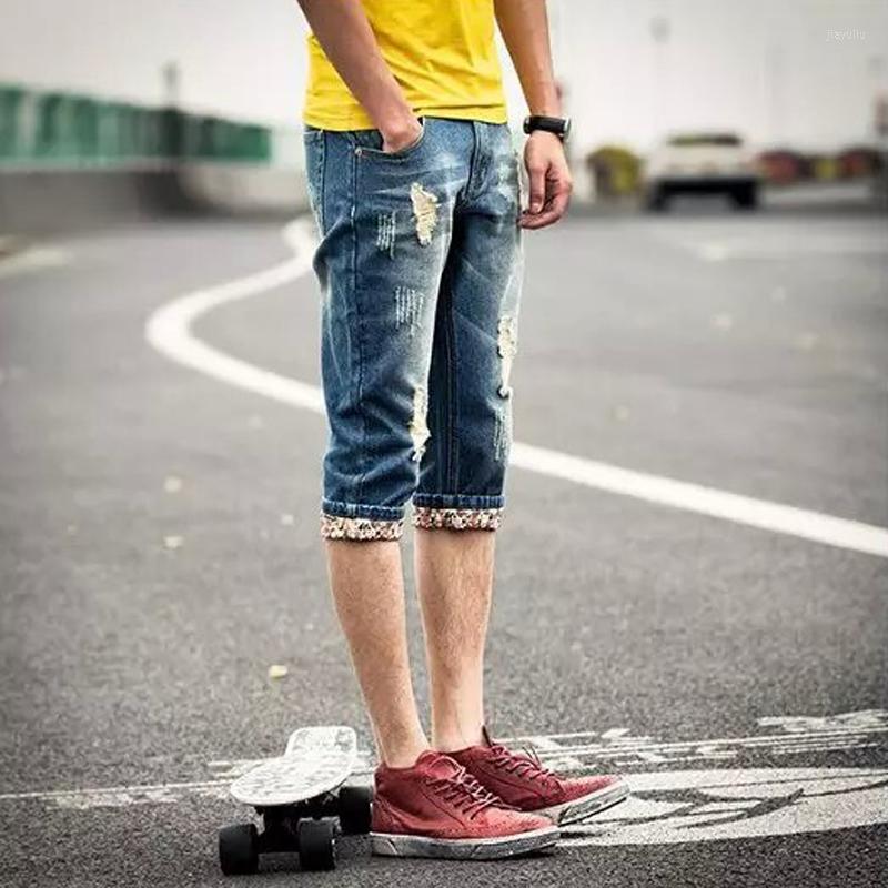 Men's Jeans 2022 Fashion Summer Men's Casual Moustache Effect Calf Length Pants Hole Ripped Men Skinny Boys Light Blue Capri, Sky blue
Men's Jeans 2022 Fashion Summer Men's Casual Moustache Effect Calf Length Pants Hole Ripped Men Skinny Boys Light Blue Capri, Sky blue