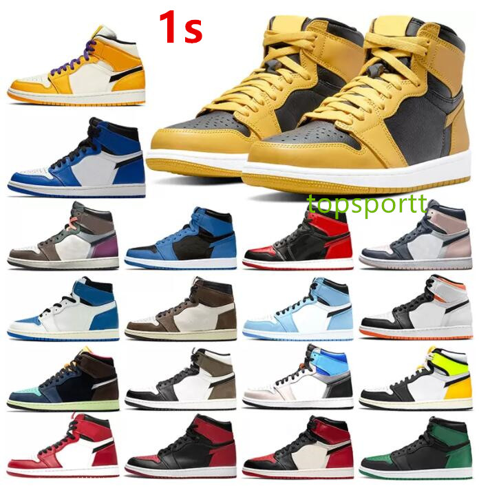 Basketball Shoes Jumpman 1 Men Women 1s Bred Patent Bubble Gum Hand Crafted Dark Marina Blue University Electro Orange Pollen Mens retro
Basketball Shoes Jumpman 1 Men Women 1s Bred Patent Bubble Gum Hand Crafted Dark Marina Blue University Electro Orange Pollen Mens retro