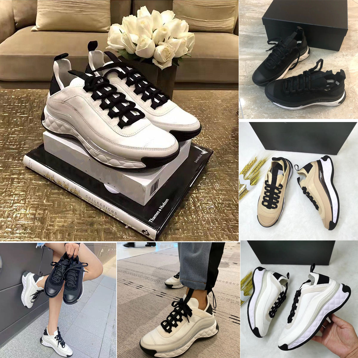 Luxury Brand Platform Shoes Female Trainers Women Sport Sneakers Ladies White Chunky Sneaker, C1
Luxury Brand Platform Shoes Female Trainers Women Sport Sneakers Ladies White Chunky Sneaker, C1