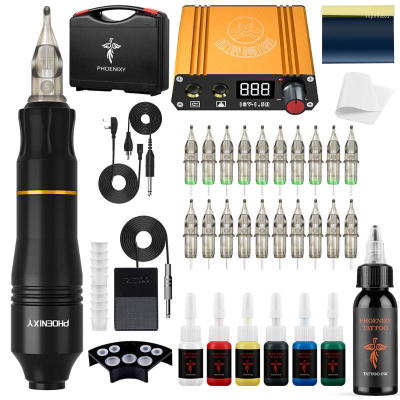 Tattoo Guns Kits Complete Kit Pen Machines With Power Supply Inks Accessories Supplies Needl DIY Body Art Design Tools Set
Tattoo Guns Kits Complete Kit Pen Machines With Power Supply Inks Accessories Supplies Needl DIY Body Art Design Tools Set