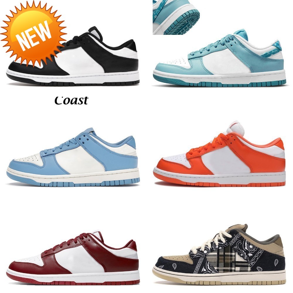 

NEW Sandals Luxurys Designers SB casual Sports Shoes Animal DuNkS Paisley UNC Blue White Black Women Men Trainers Union Low Bart Simpson Green Barber, 36-45 photon dust